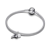 Charm Pandora Donna Animals and Pets in Argento Cubic Zirconia 794683C01 - 794683C01